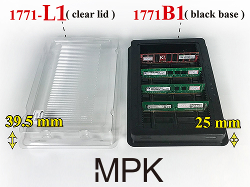 ddr plastic box tray packaging 1771b1 1771l1